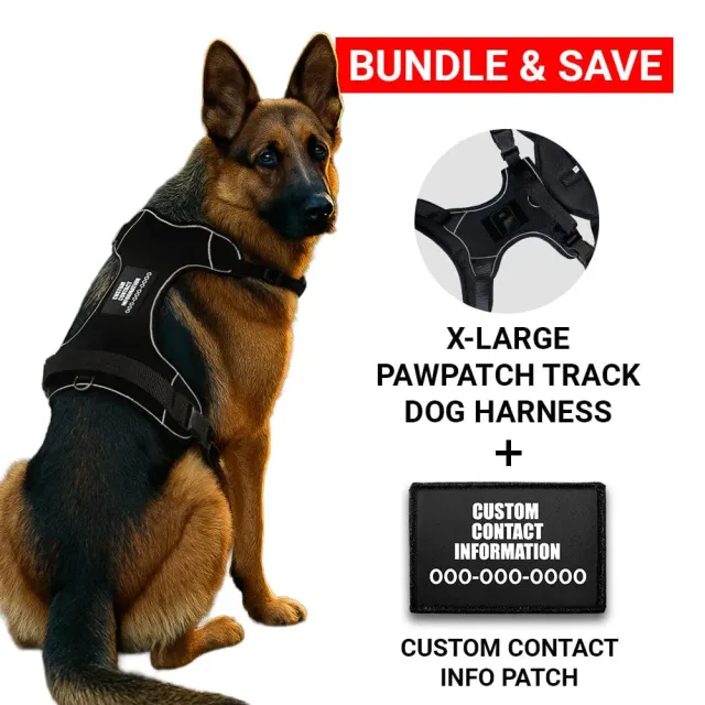 Pull Patch PawPatch Track hundesele X-Large med kontakt patch