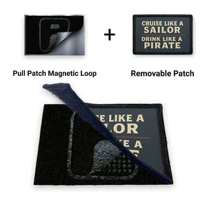 Pull Patch Sailor Pirate patch med velcro 7,6x5 cm