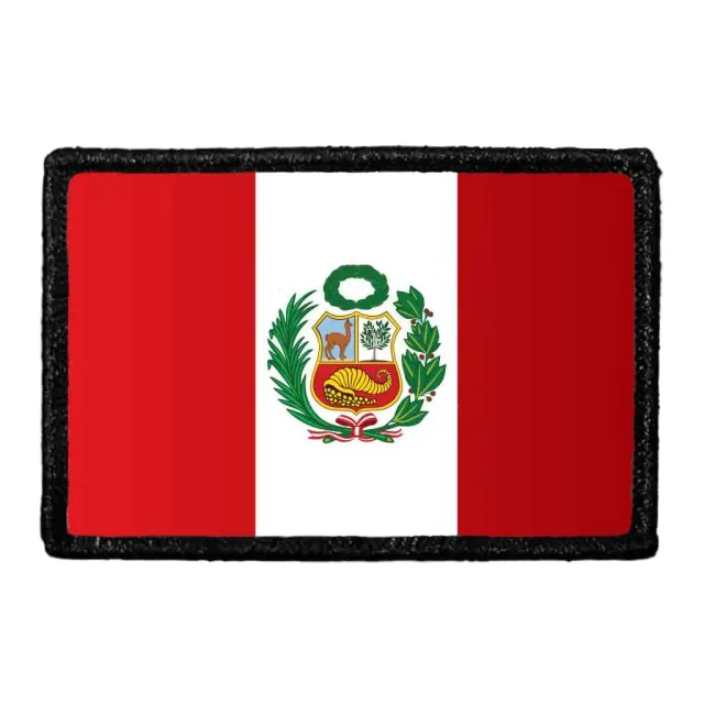 Pull Patch Peru Flag patch farvet