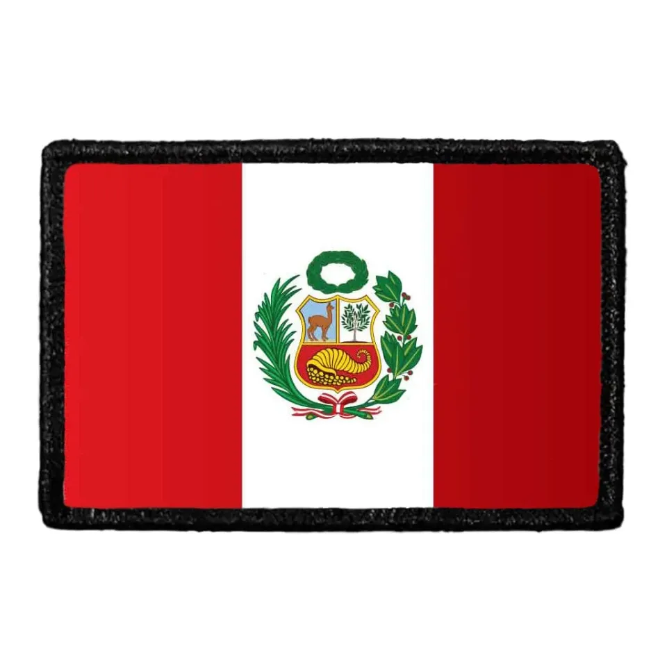 Pull Patch Peru Flag patch farvet
