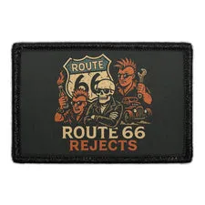 Pull Patch Route 66 Rejects patch velcro 7,6x5 cm