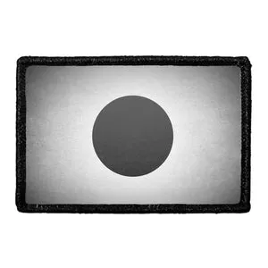 Pull Patch Japan Flag patch sort-hvid distressed