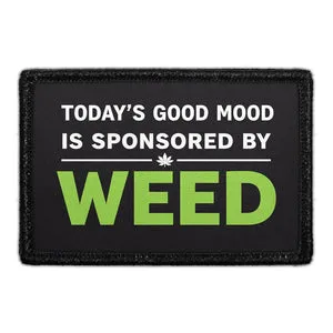 Pull Patch Today’s Good Mood Weed patch grøn