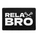 Pull Patch Relax Bro patch med velcro til lacrosse