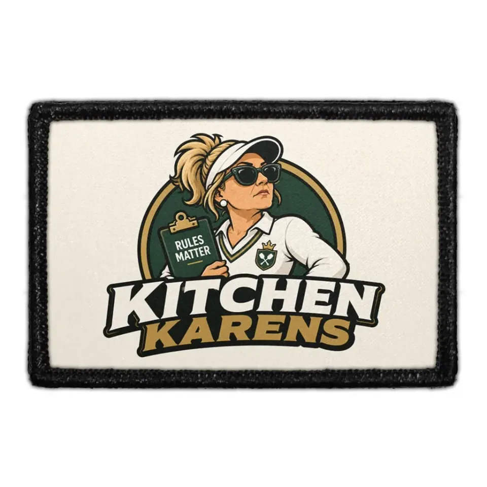 Pull Patch Kitchen Karens mærke 3x2 pickleball