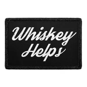 Pull Patch Whiskey Helps patch med velcro sjov