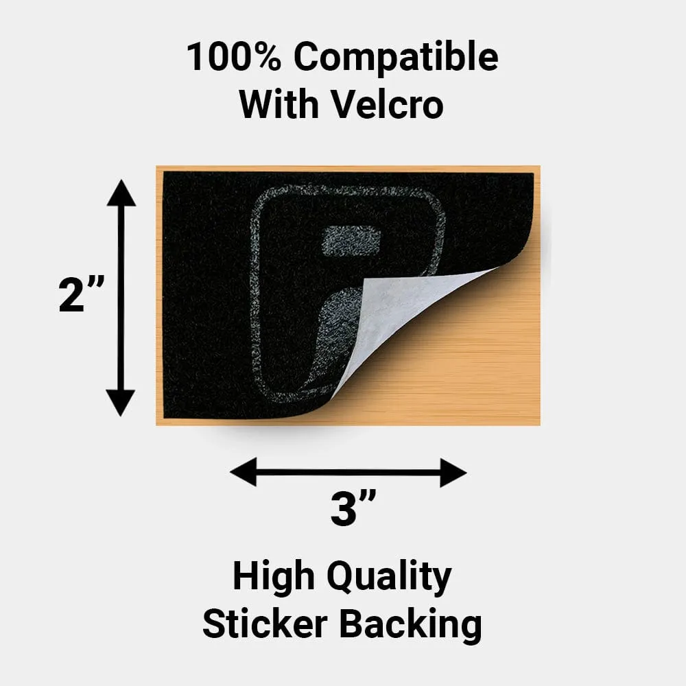 Pull Patch Sticker Loop Backing base 3x2 klister