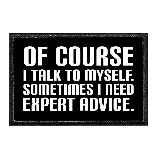 Pull Patch Expert Advice patch med velcro humor