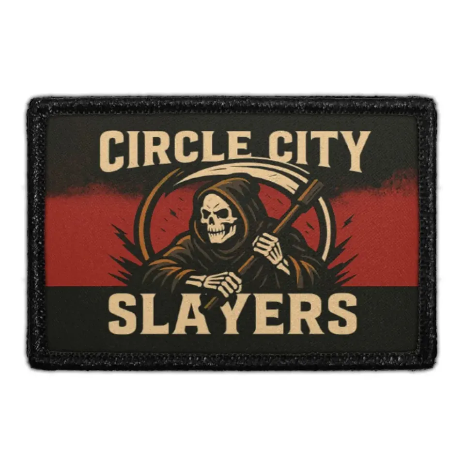 Pull Patch Circle City Slayers patch med velcro 76x51 mm