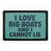 Pull Patch Big Boats patch velcro 76 mm sjov