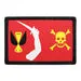 Pull Patch Christopher Moody flag velcropatch rød