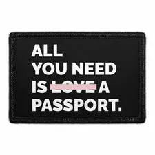 Pull Patch All You Need Is Love velcromærke