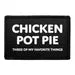 Pull Patch Chicken Pot Pie Three Favorite Things patch 76x51 mm