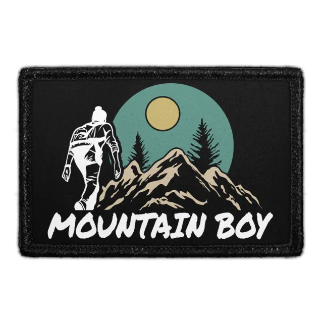 Pull Patch Mountain Boy patch med velcro til børn