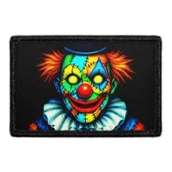 Pull Patch Patchwork Pierrot Scary Clown patch velcro 76x51mm