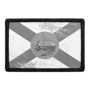 Pull Patch Florida Flag patch distressed 1 stk
