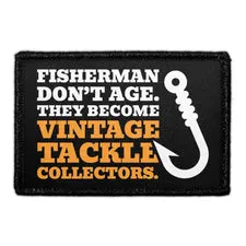 Pull Patch Fisherman Vintage Tackle patch velcro
