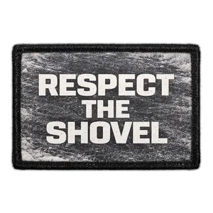 Pull Patch Respect the Shovel patch vinter sne