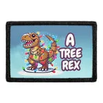 Pull Patch Tree-Rex patch med velcro juledino