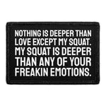 Pull Patch My Squat Is Deeper patch velcro 7,6x5 cm