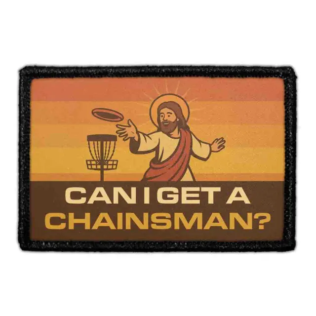 Pull Patch Can I Get a Chainsman patch med velcro 76x51