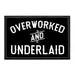 Pull Patch Overworked And Underlaid patch med velcro – sjov