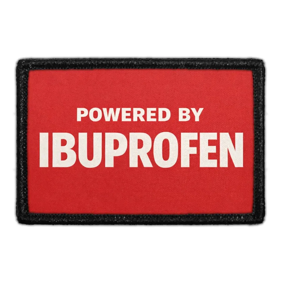 Pull Patch Powered by Ibuprofen patch 76x51 mm humor