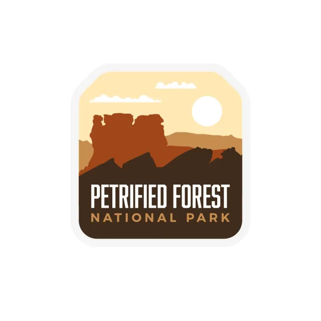 Vagabond Heart Petrified Forest National Park klistermærke vejrbestandig