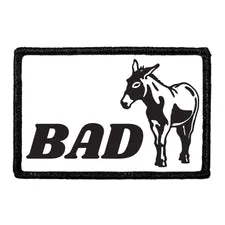 Pull Patch Bad Ass patch 76 mm sort