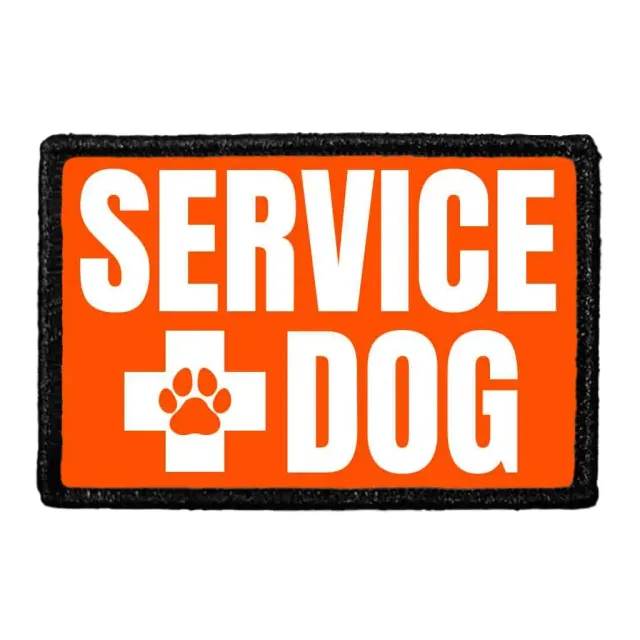 Pull Patch Service Dog Cross patch med velcro kors
