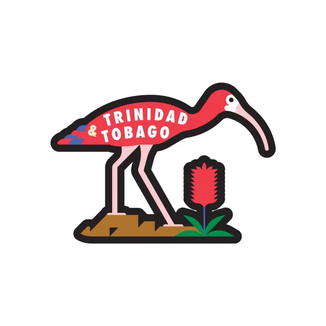 Vagabond Heart Trinidad & Tobago klistermærke vinyl