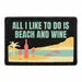 Pull Patch Beach And Wine patch 76x51 mm velcro