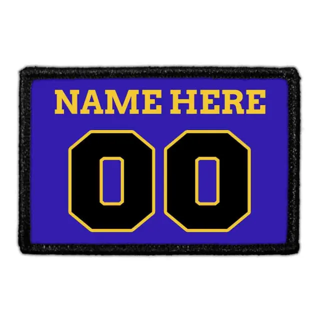 Pull Patch Customizable Jersey patch lilla guld sort