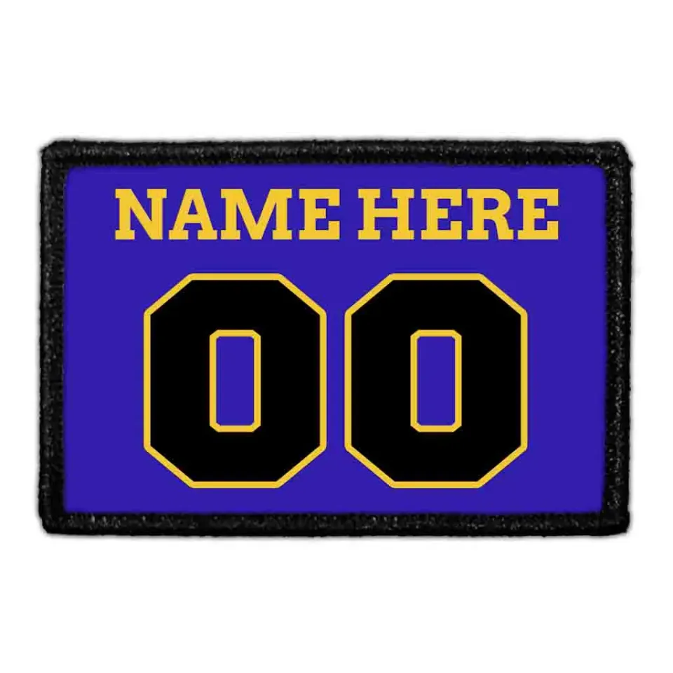 Pull Patch Customizable Jersey patch lilla guld sort
