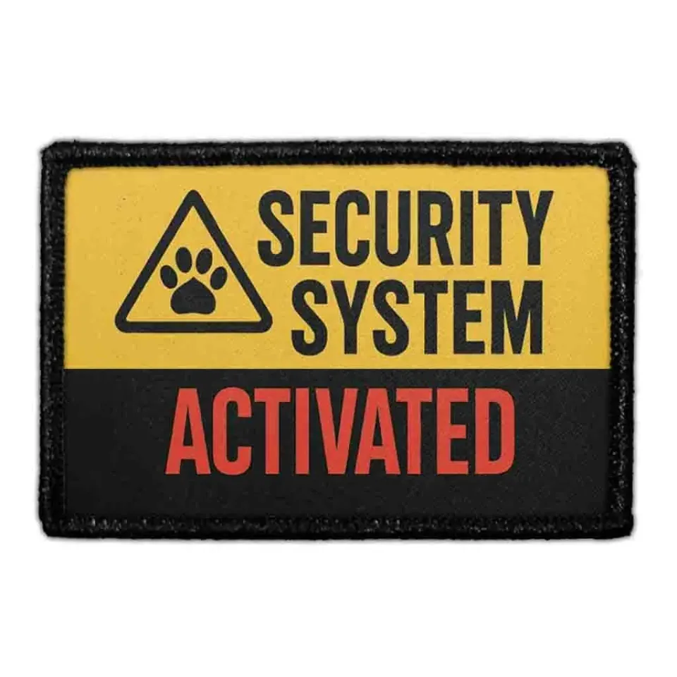 Pull Patch Security System Activated patch med velcro
