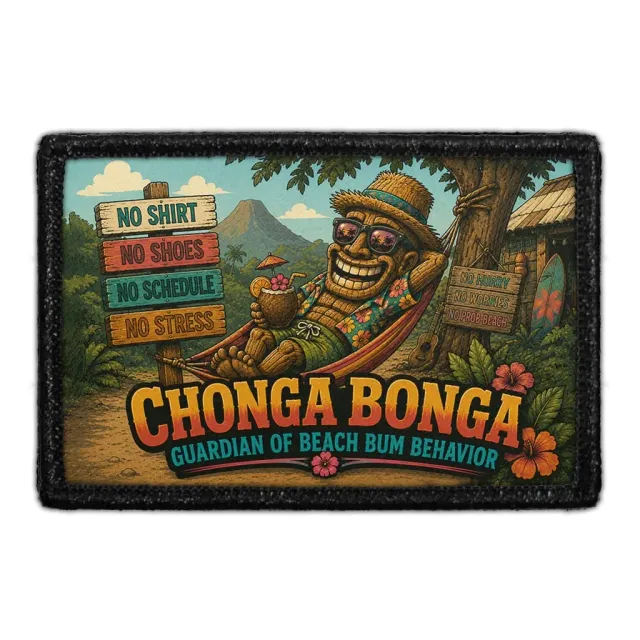 Pull Patch Chonga Bonga patch strand tiki