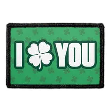 Pull Patch I Shamrock You patch 3x2 velcro grøn