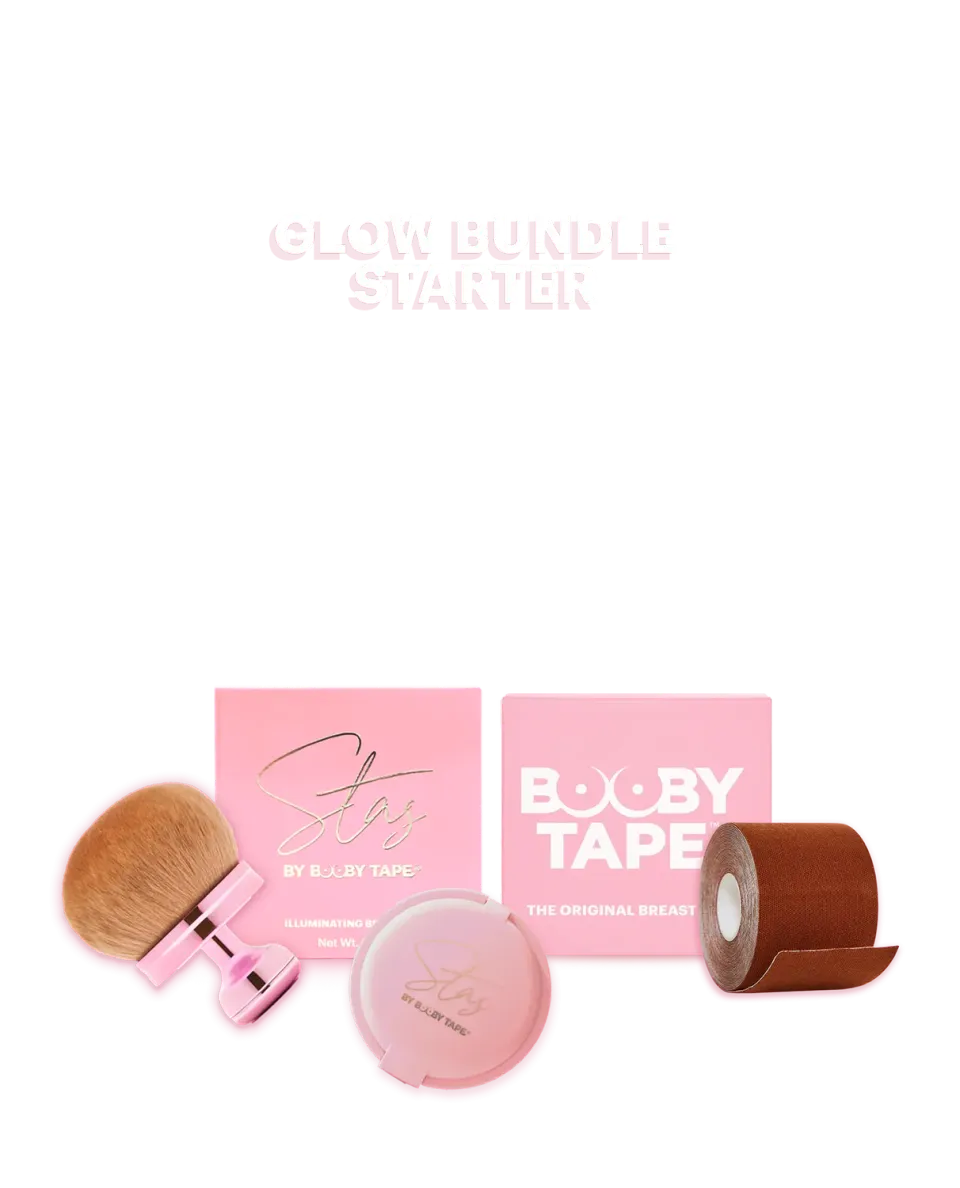 Booby Tape Glow Bundle Starter sæt brun tape + bronzer