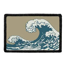 Pull Patch Coastal Wave patch med velcro kystmotiv