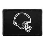Pull Patch Football Helmet velcromærke 1 stk