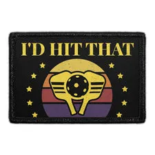 Pull Patch I'd Hit That Pickleball patch velcro