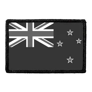 Pull Patch New Zealand Flag patch velcro sort hvid