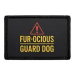 Pull Patch Fur-ocious Guard Dog patch med velcro vagthund