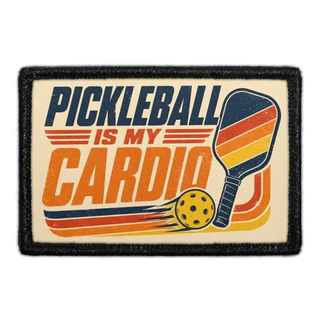Pull Patch Pickleball Is My Cardio patch 3x2 sport