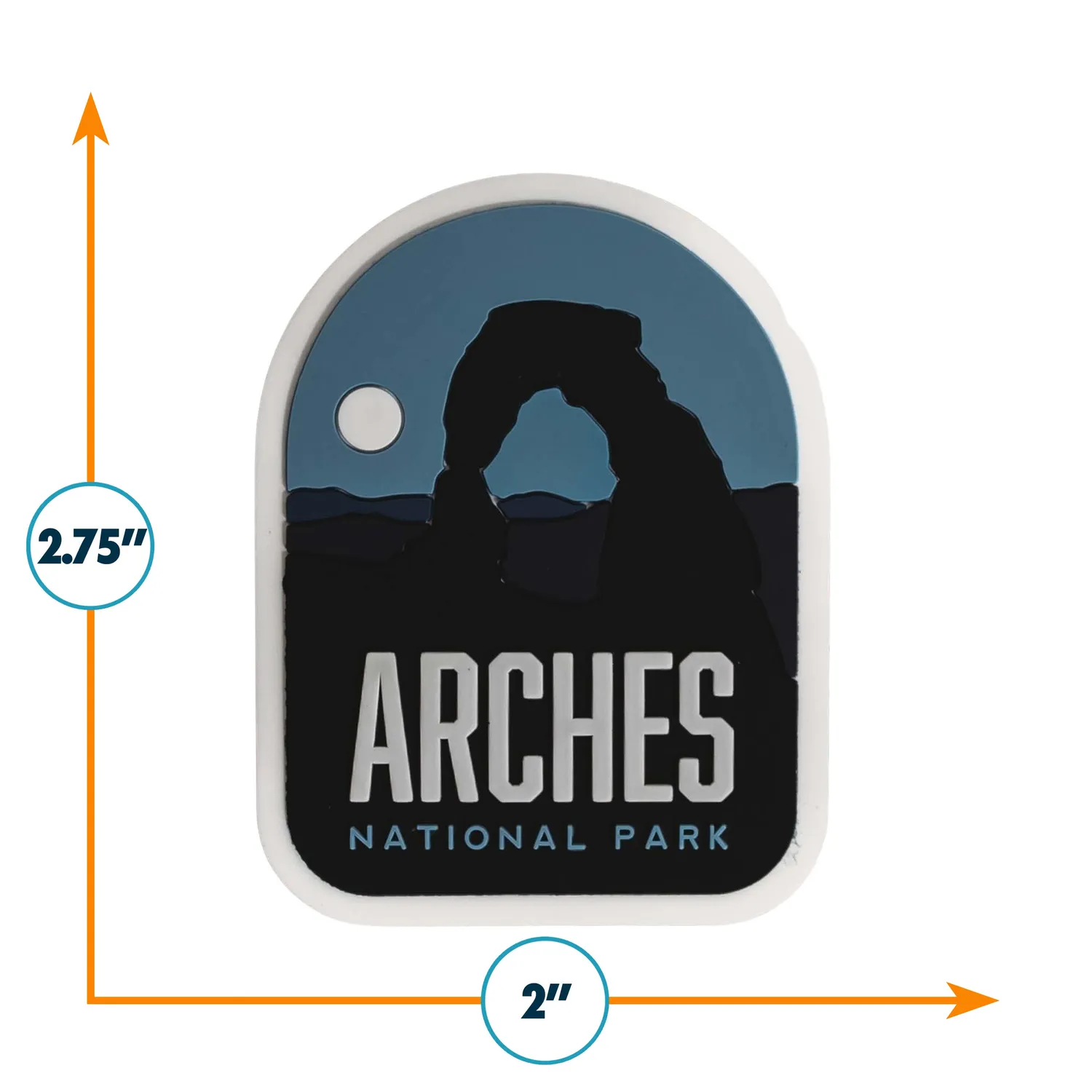 Vagabond Heart Arches National Park køleskabsmagnet 3D