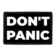 Pull Patch Don't Panic patch 1 stk klassisk