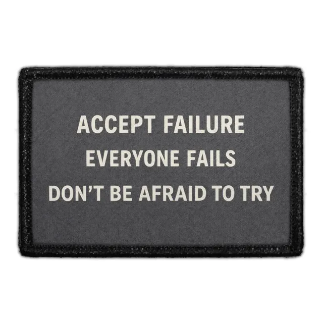 Pull Patch Accept Failure Everyone Fails patch 76x51 mm