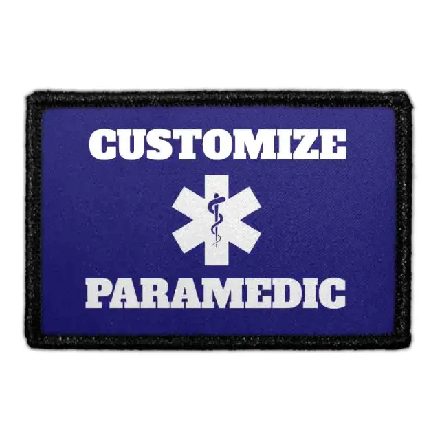 Pull Patch Paramedic patch custom velcro