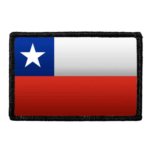Pull Patch Chile Flag patch farve velcro