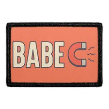 Pull Patch Babe Magnet patch 76x51 mm velcro